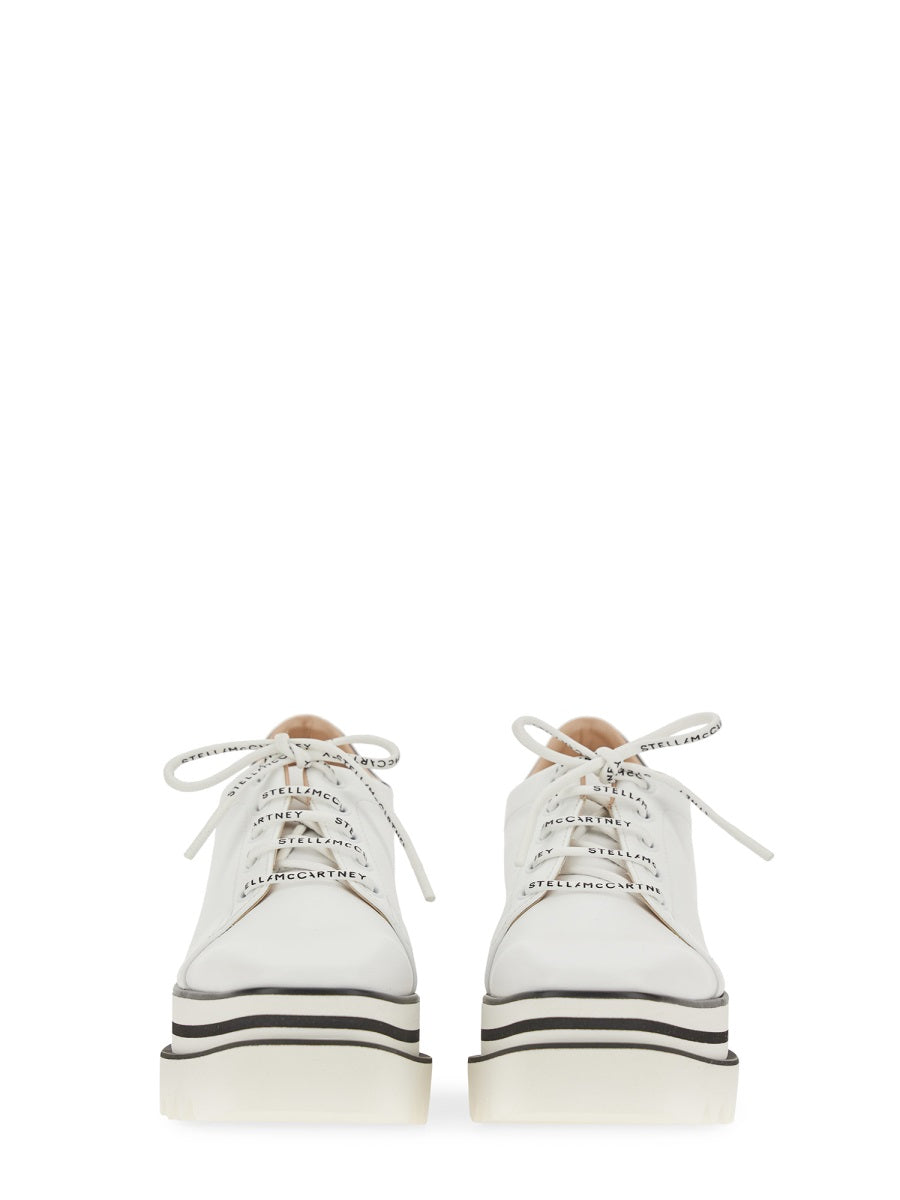 STELLA McCARTNEY Lace-Up Wedge Elyse