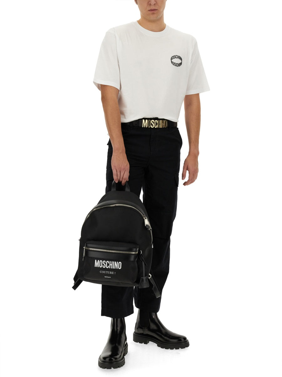 MOSCHINO Logo T-Shirt - Regular Fit - Size 48