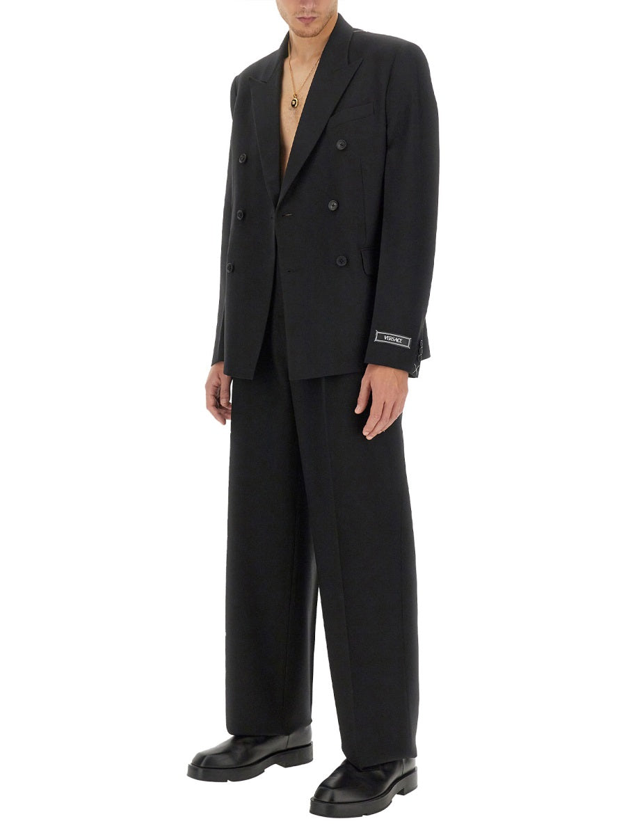 VERSACE Double-Breasted Blazer Size 48