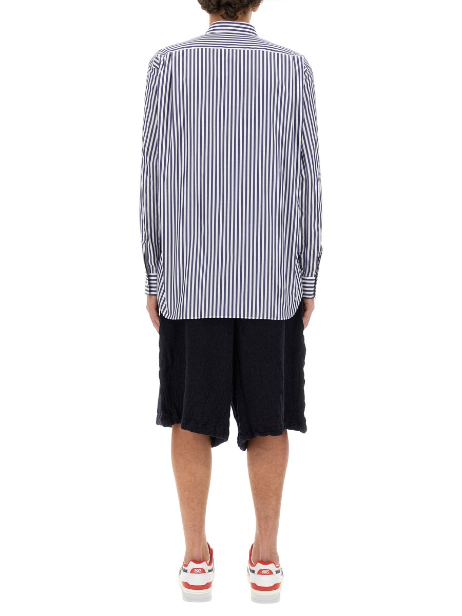 COMME DES GARCONS SHIRT Asymmetrical Cotton Shirt - Size L