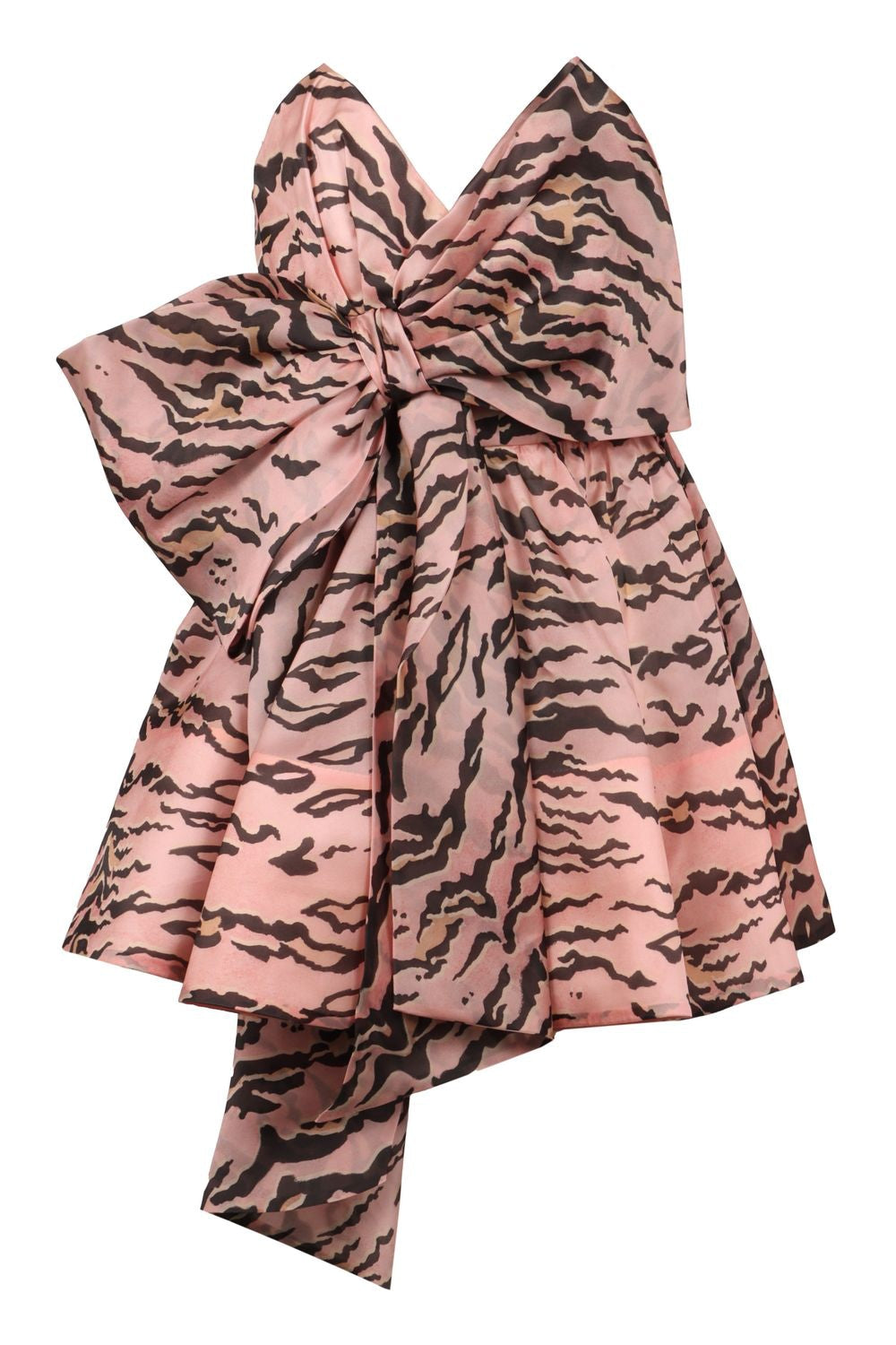 ZIMMERMANN Silk Mini Dress with Sweetheart Neckline and Maxi Bow