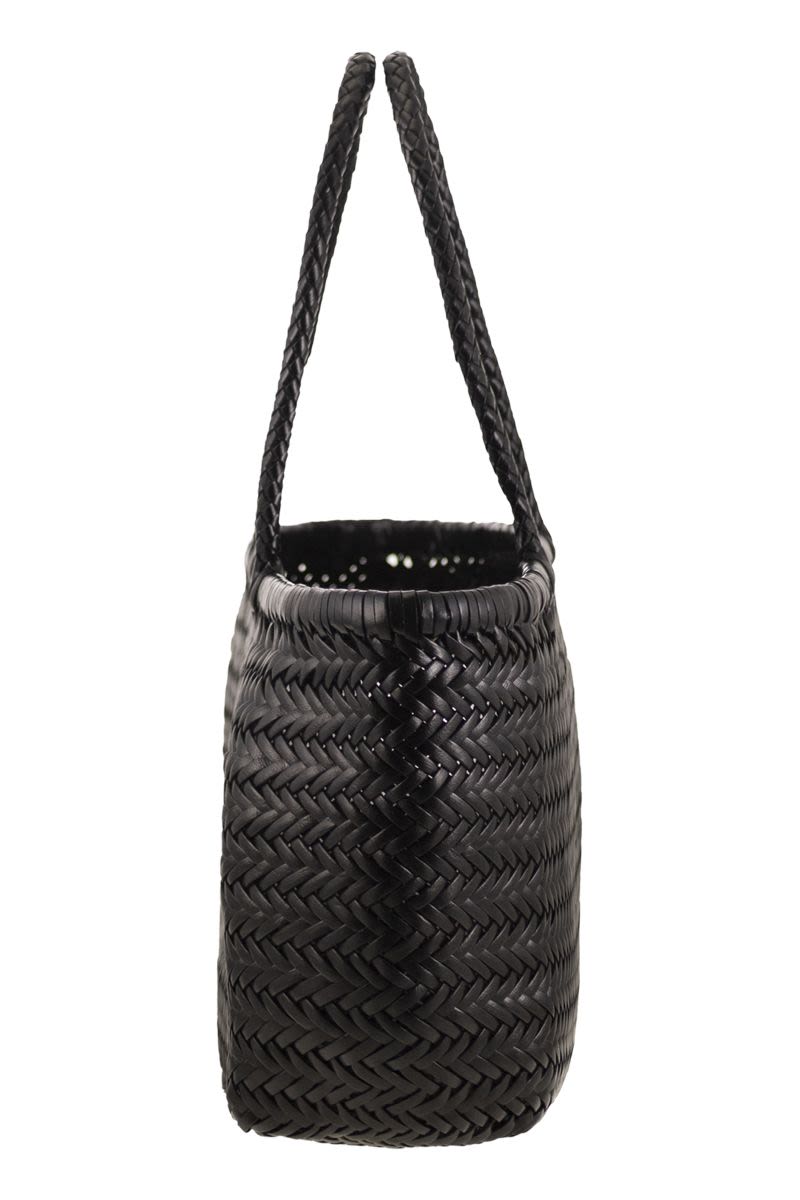 DRAGON Woven Leather Handbag - Large Version