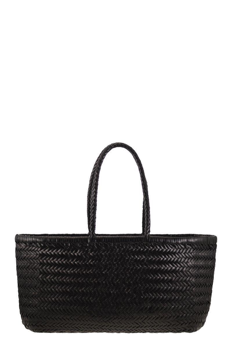 DRAGON Woven Leather Handbag - Large Version