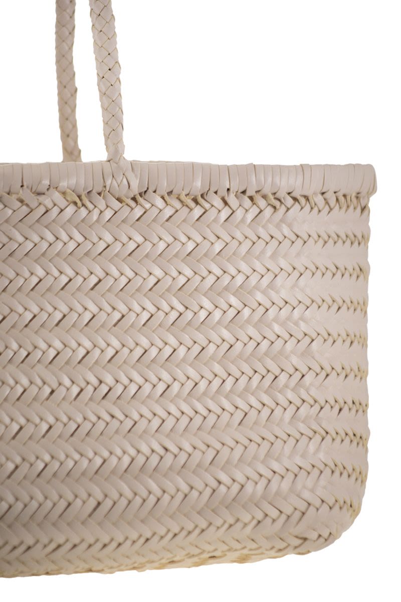 DRAGON Triple Jump Handwoven Leather Handbag - Spacious Design