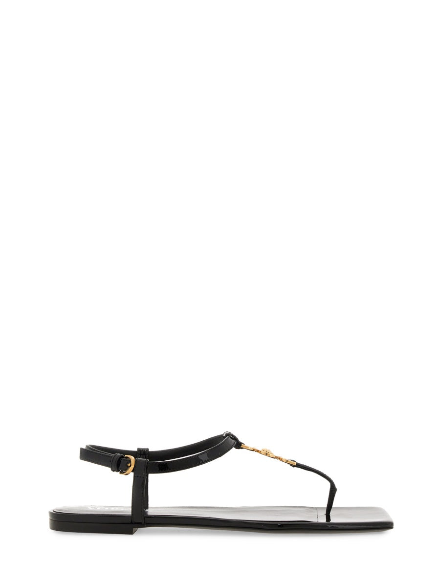 VERSACE Mini Leather Low Sandal 'Medusa '95' for Women