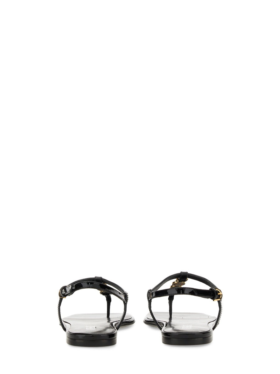 VERSACE Mini Leather Low Sandal 'Medusa '95' for Women