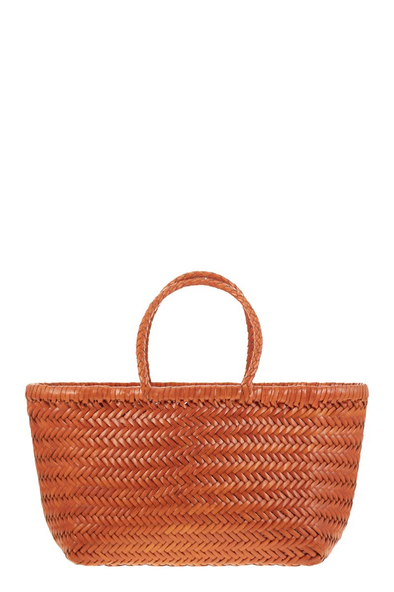 DRAGON Mini Hand-Woven Leather Handbag - Spacious Design