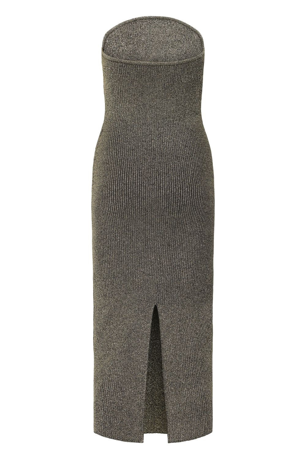 KHAITE Fitted Mini Dress with Lurex Details