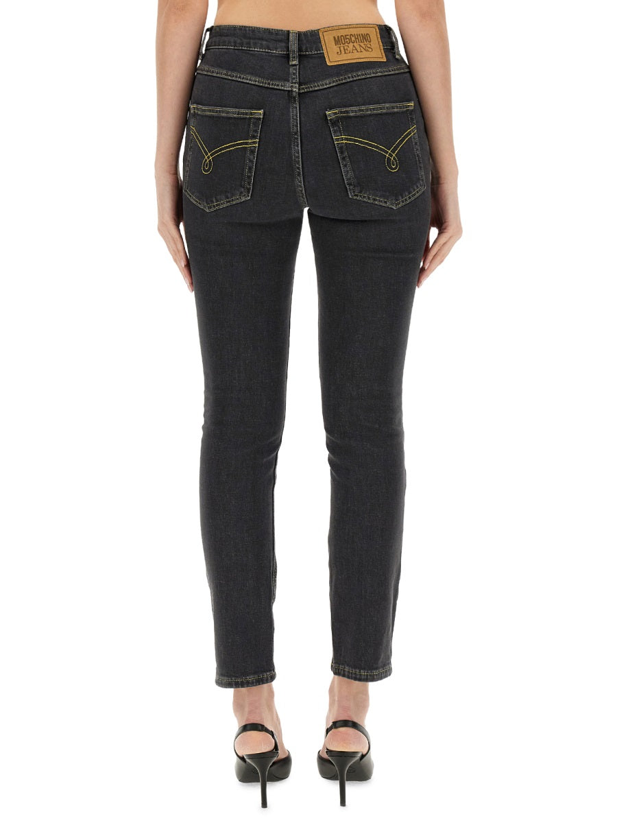 MOSCHINO JEANS Skinny Fit Jeans - Size 28