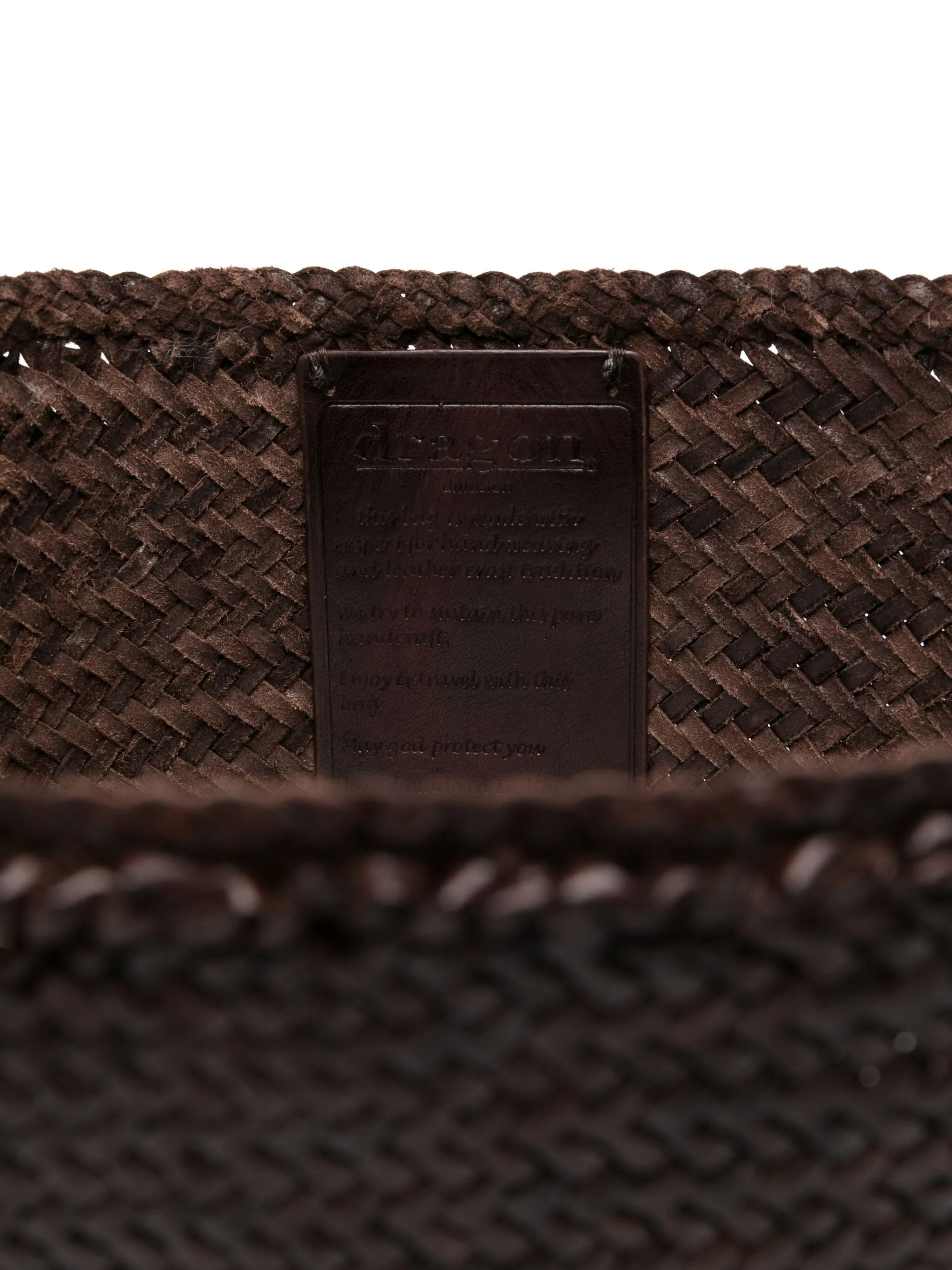 DRAGON DIFUSSION Handwoven Tote Handbag - W39 x H36 x D0.5 cm