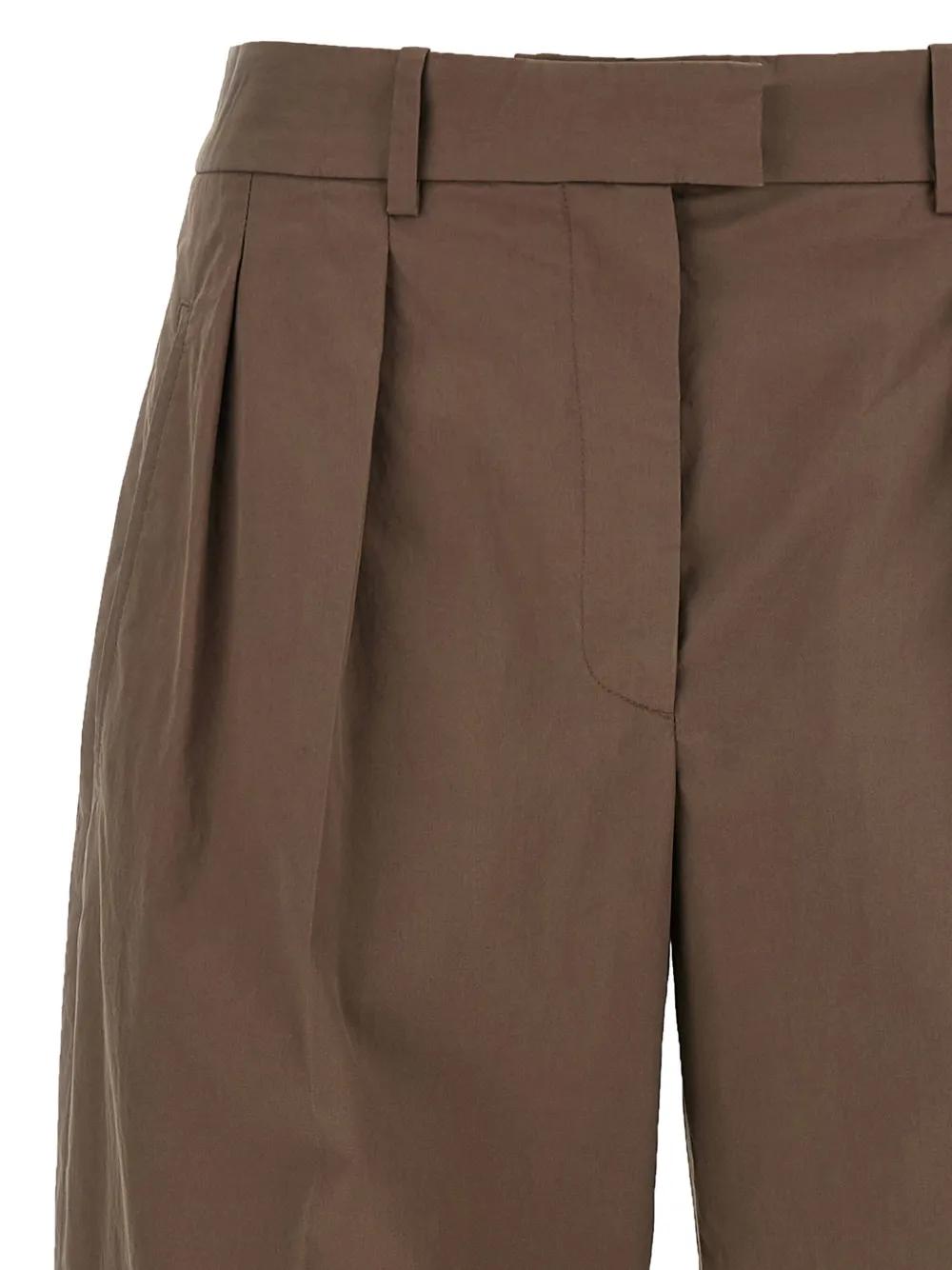 THE ROW Effortless Cotton Trousers