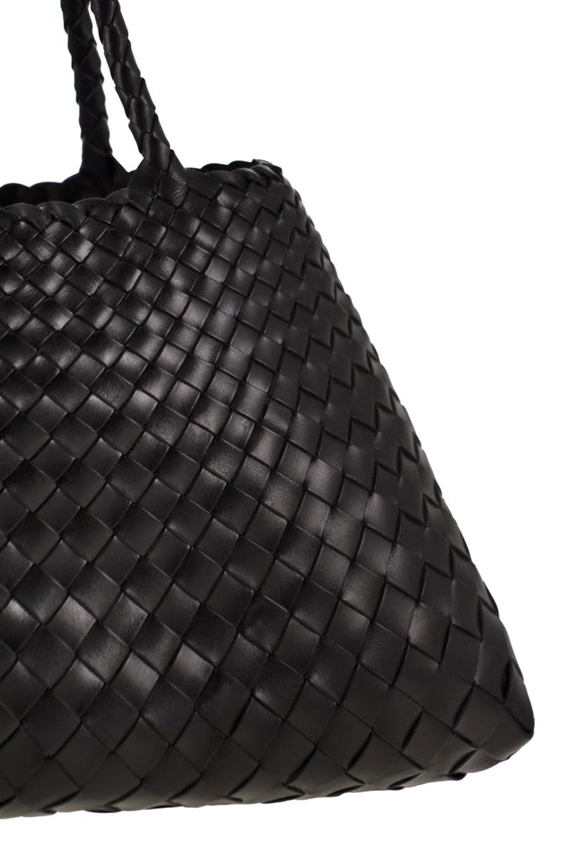 DRAGON Woven Leather Handbag - Large