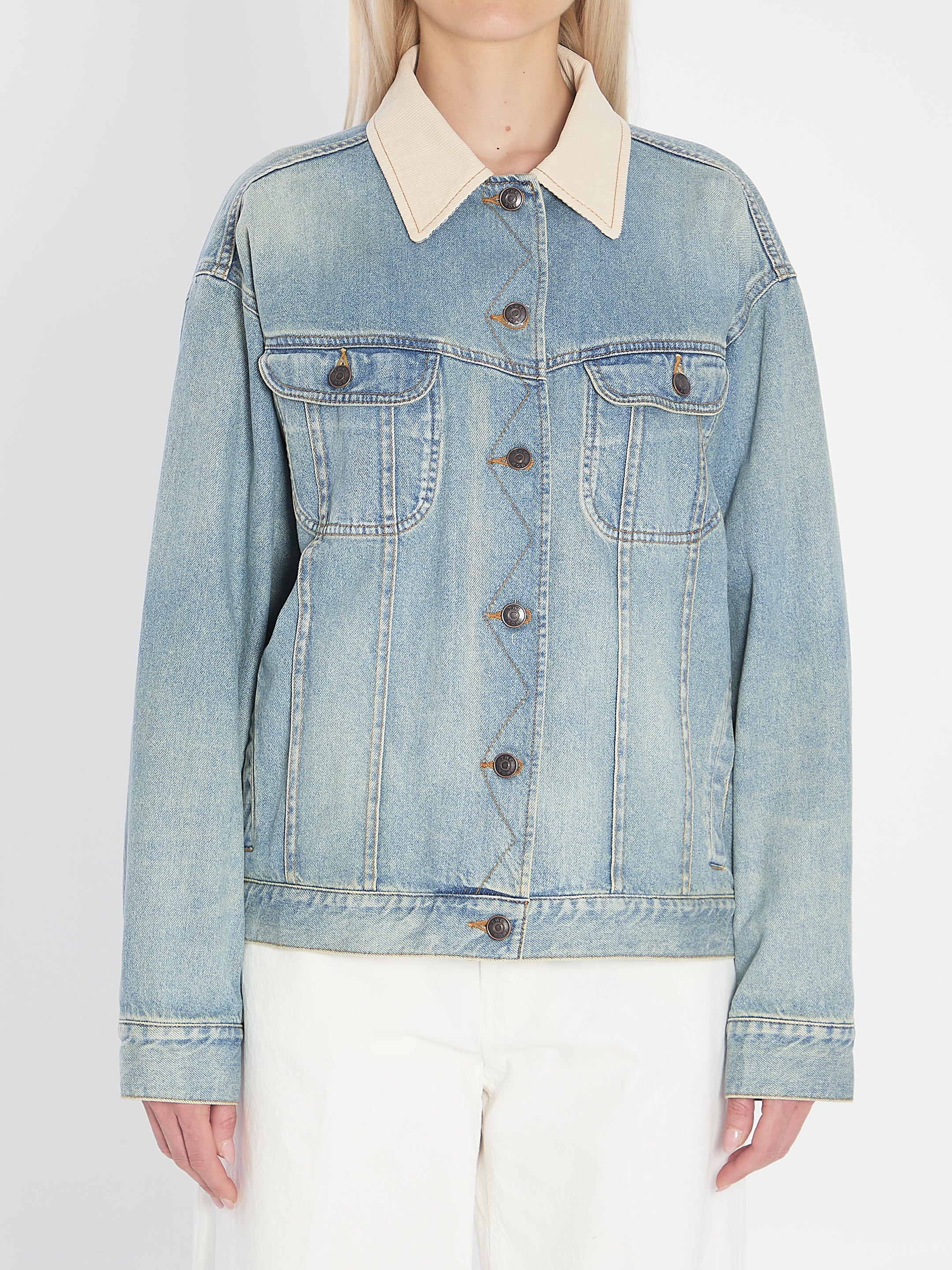 THE ROW Oversized Denim Jacket - Size M