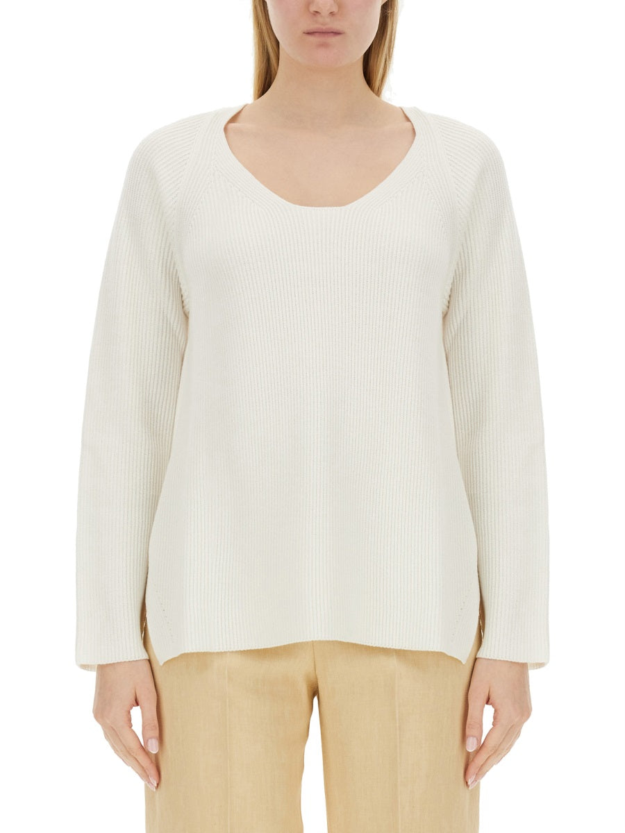 FABIANA FILIPPI V-Neck Sweater for Women - Regular Fit