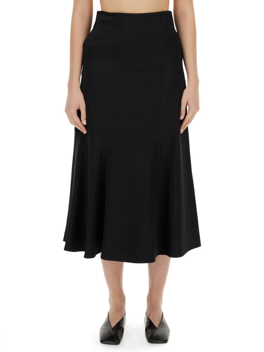 JIL SANDER Flared Skirt 36