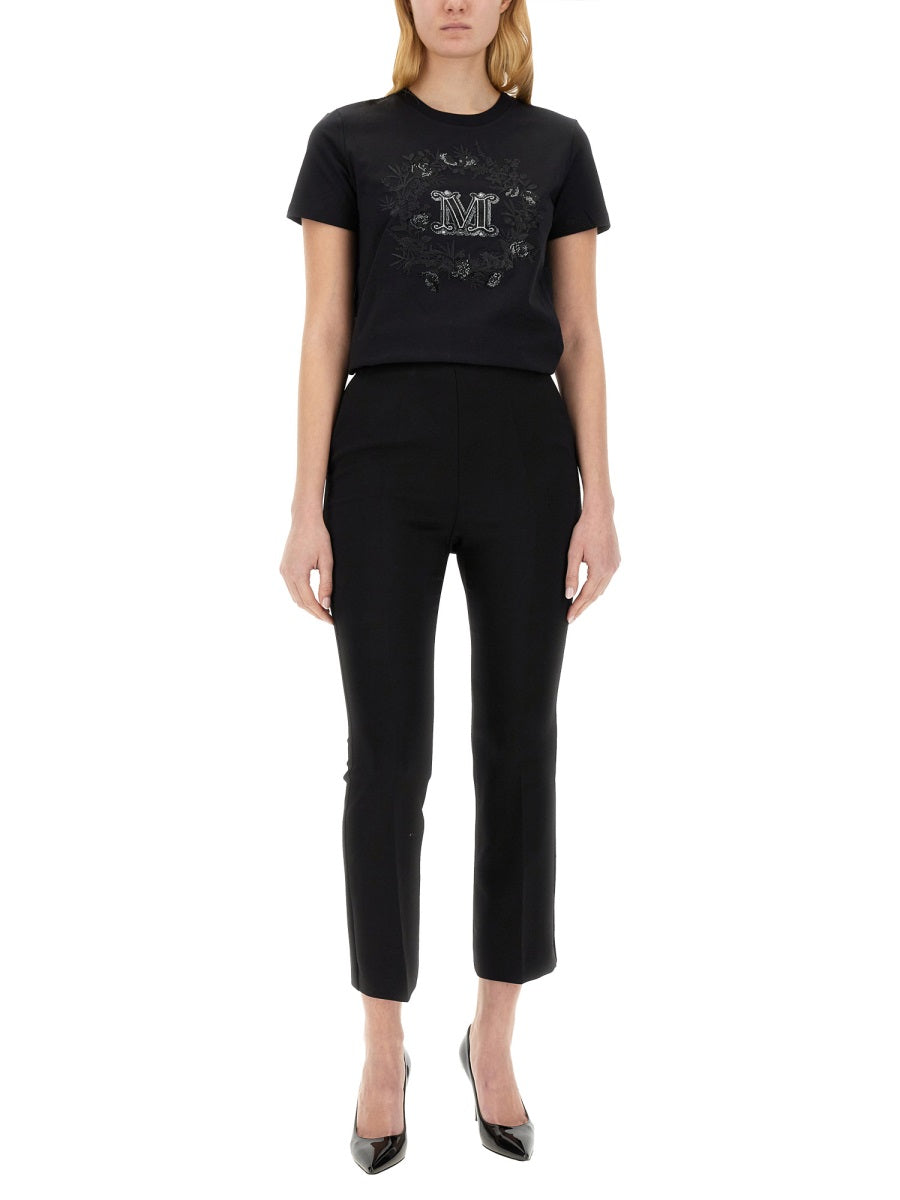 MAX MARA Regular Fit Wool Trousers