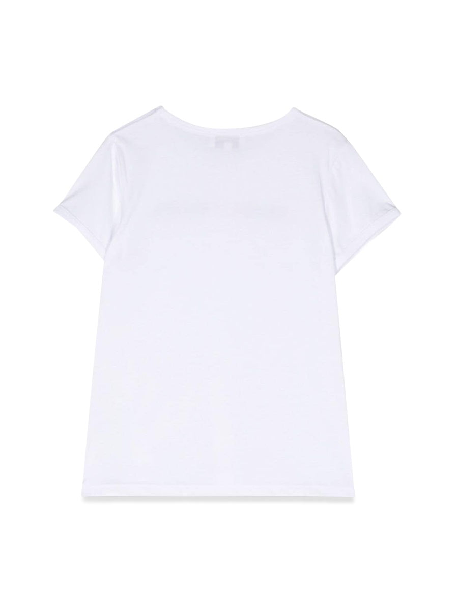 SONIA RYKIEL Mini T-Shirt with Contrasting Profiles for Girls