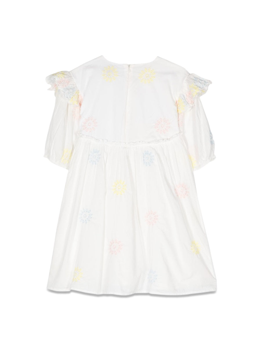 STELLA McCARTNEY Mini 3/4 Sleeve Embroidered Dress for Girls