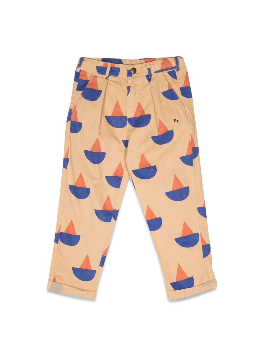 BOBO CHOSES Mini Sailboat Print Chino Pants