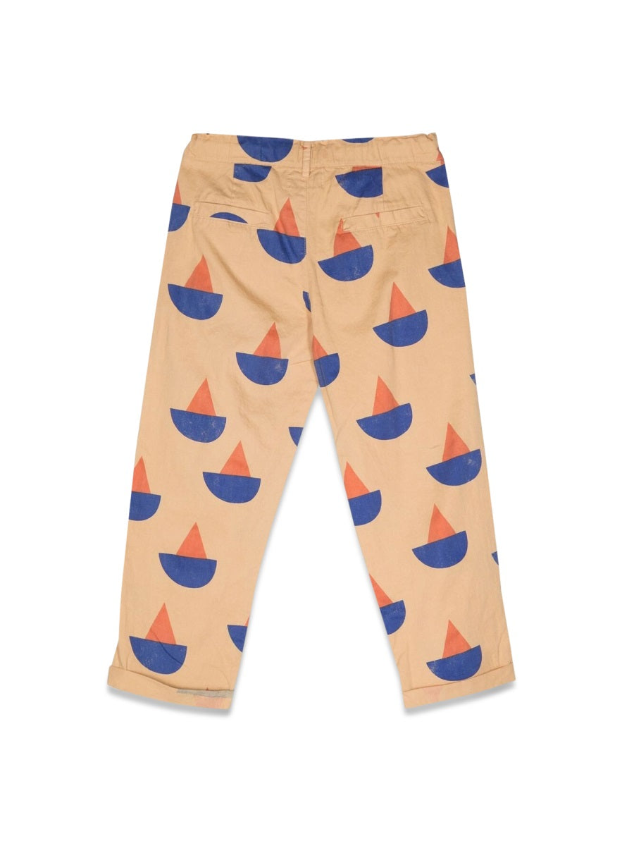 BOBO CHOSES Mini Sailboat Print Chino Pants