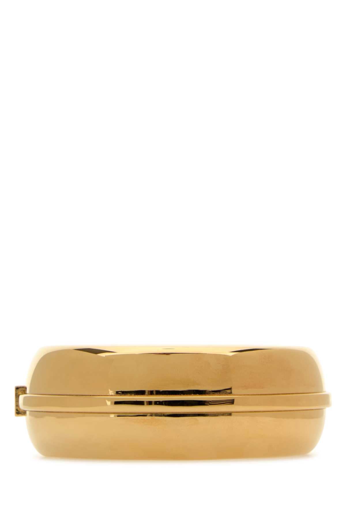 FENDI Gold Metal Graphic Bracelet