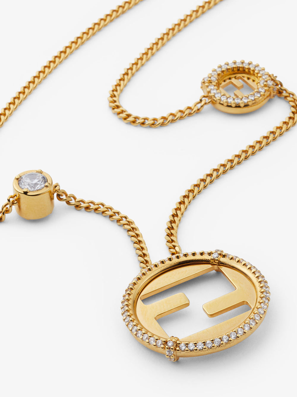 FENDI Everround Necklace - Adjustable Length 42.5 CM to 48 CM