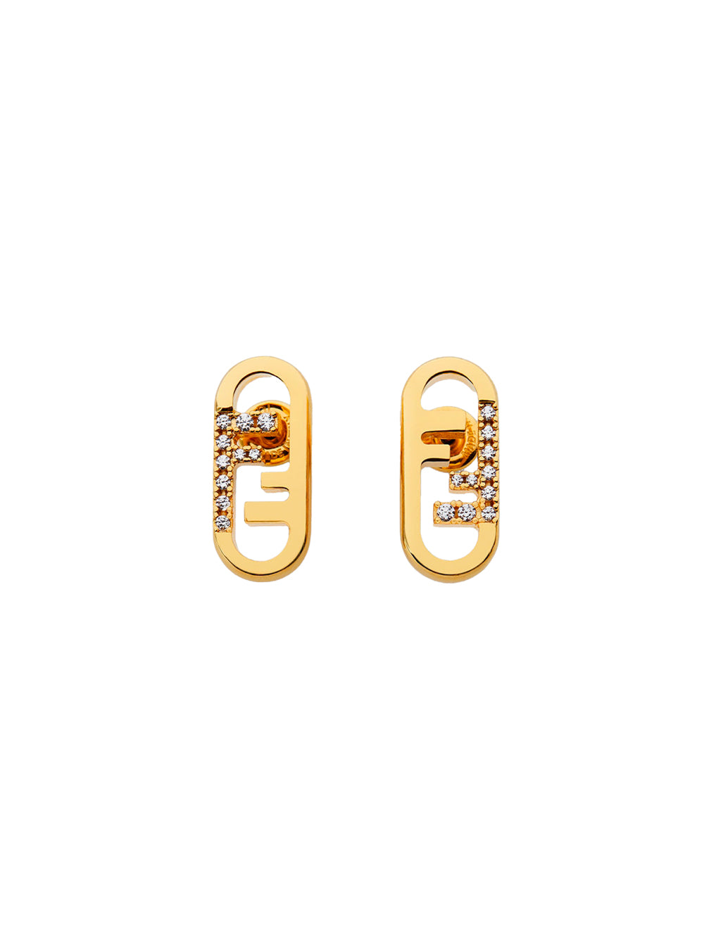 FENDI Mini Lock Earrings - FW25 Collection