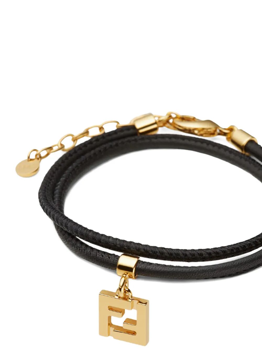 FENDI Forever Leather Bracelet - Length 34-39 CM