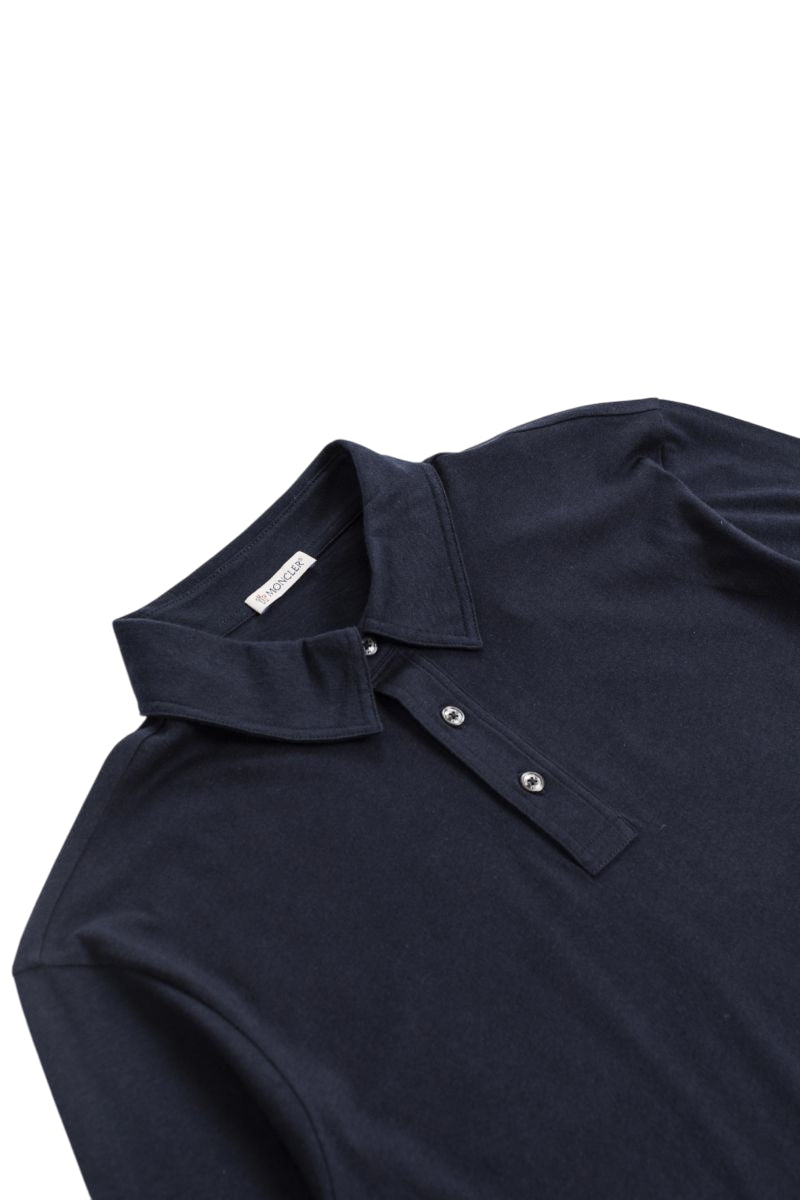 MONCLER Long-Sleeved Polo Shirt for Men