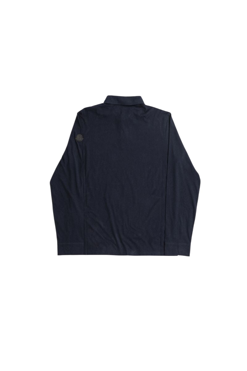 MONCLER Long-Sleeved Polo Shirt for Men