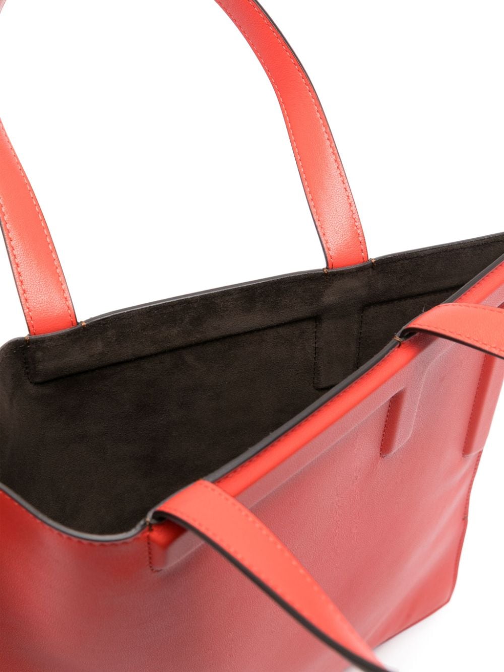 FENDI Medium Color-Block Leather Tote Handbag