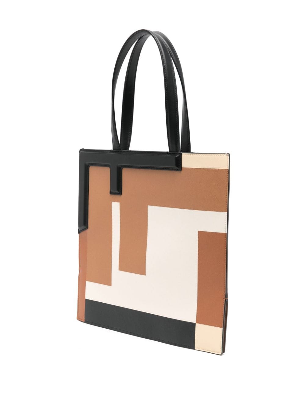 FENDI Medium Leather Tote Handbag