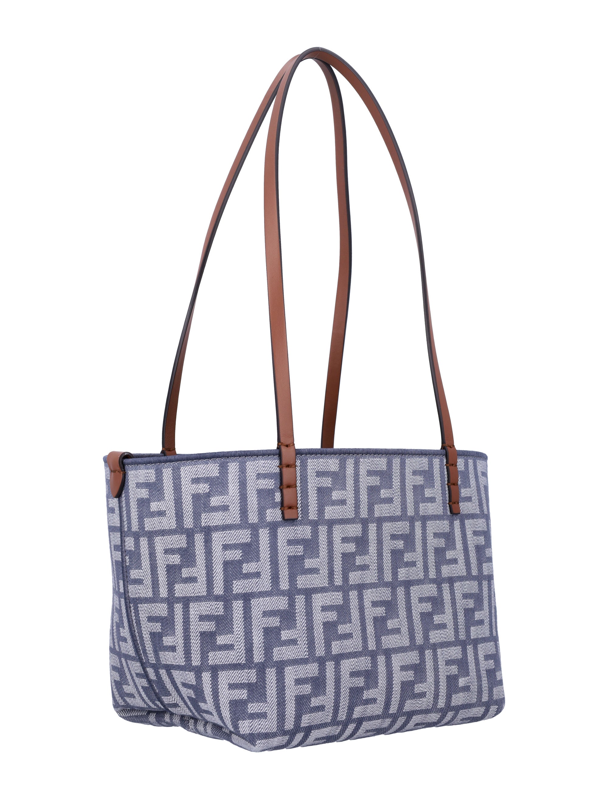FENDI Mini Roll Reversible Jacquard Shopper
