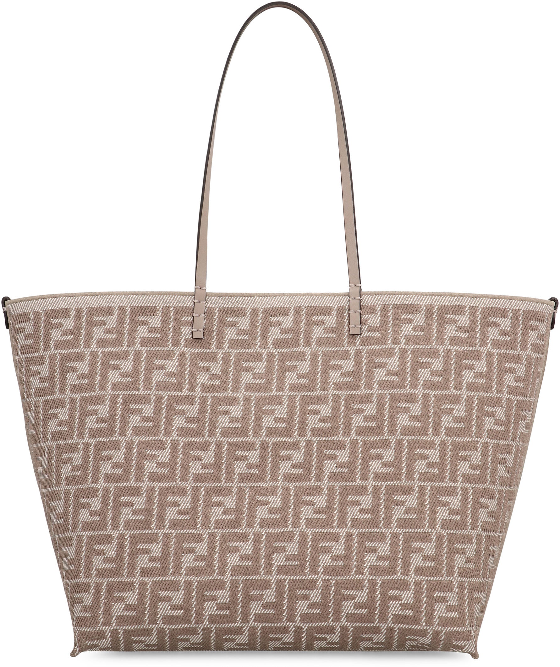 FENDI Large Reversible Striped Tote Handbag