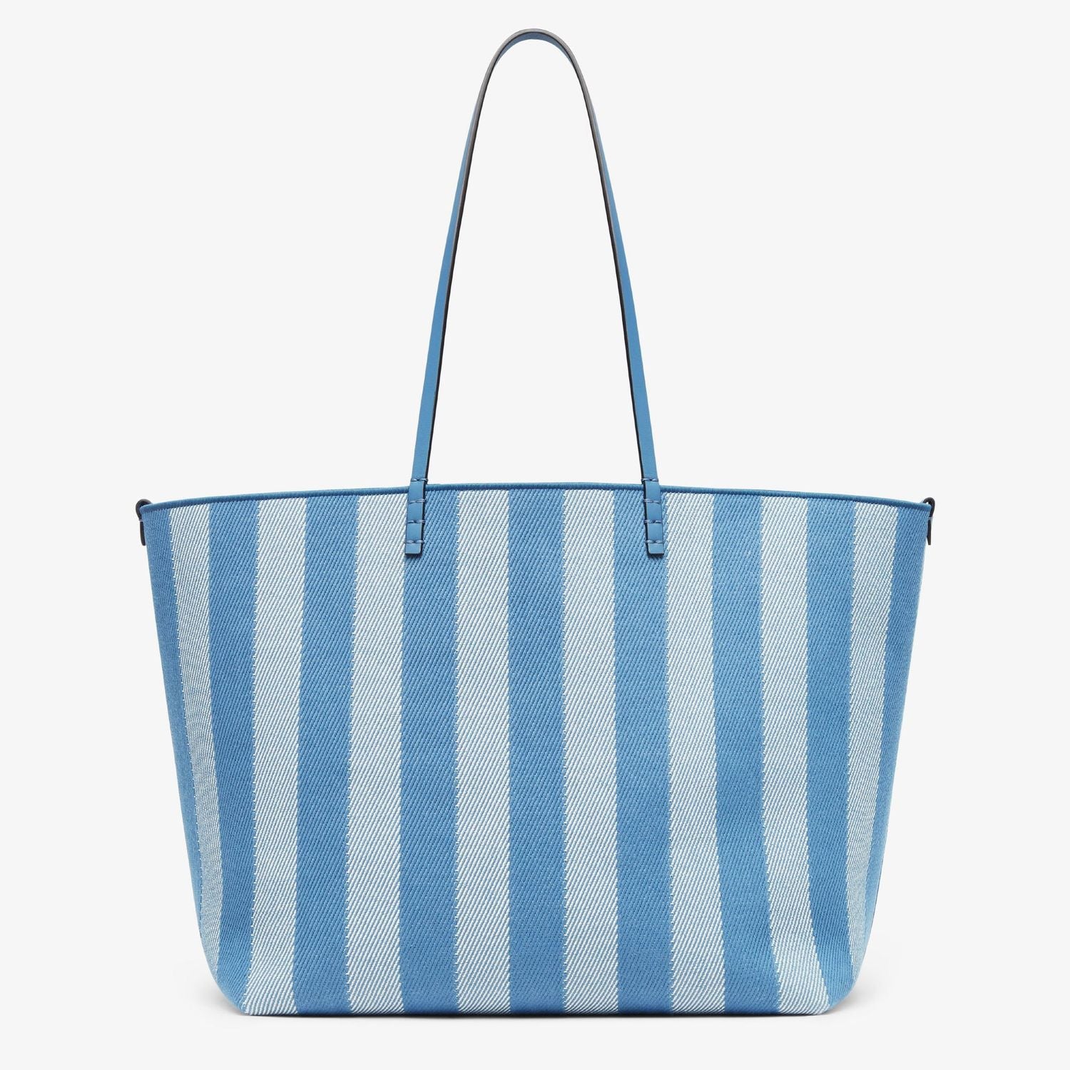 FENDI Large Roll Striped Tote Handbag
