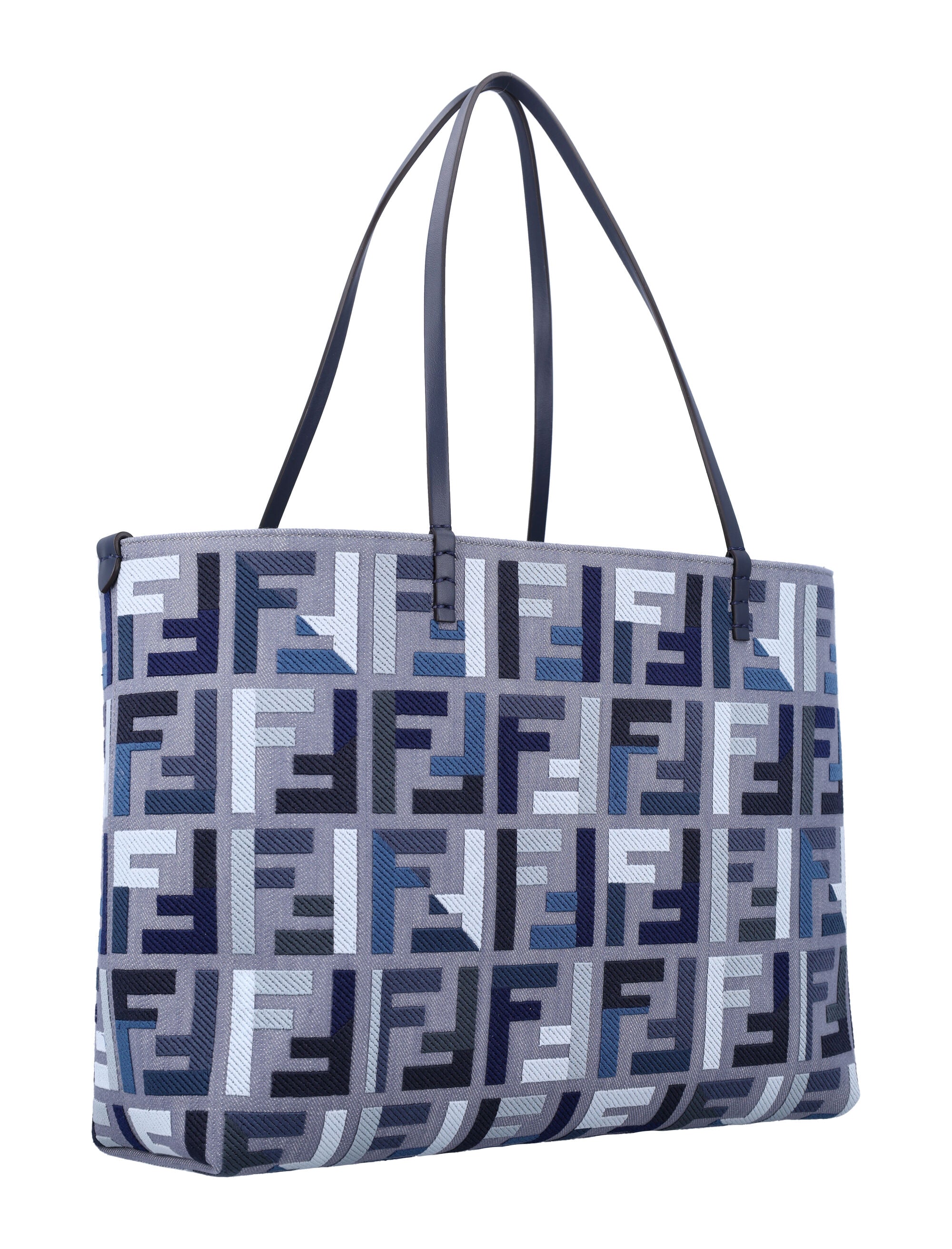 FENDI Large FF Logo Tote Handbag