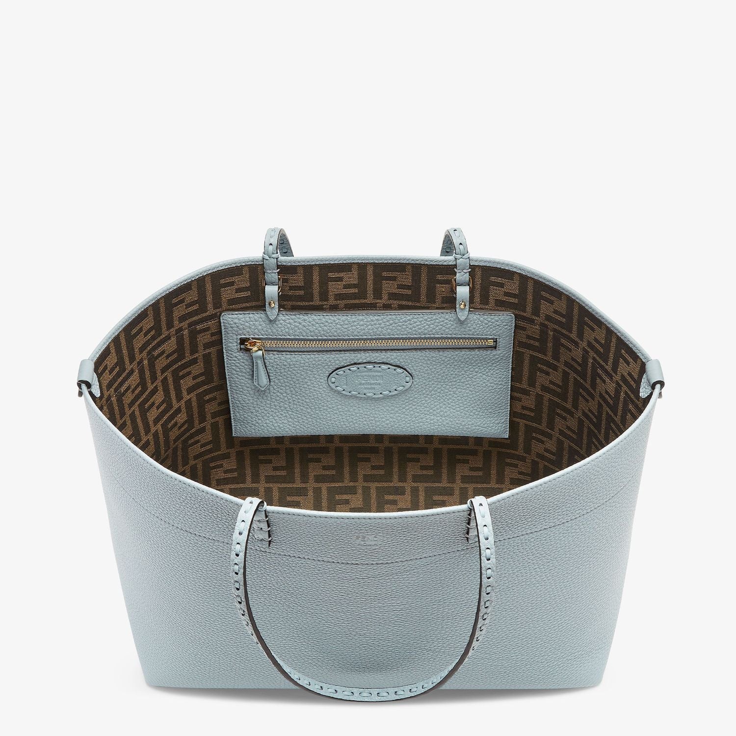 FENDI Macro Media Selleria Mini Shopping Bag