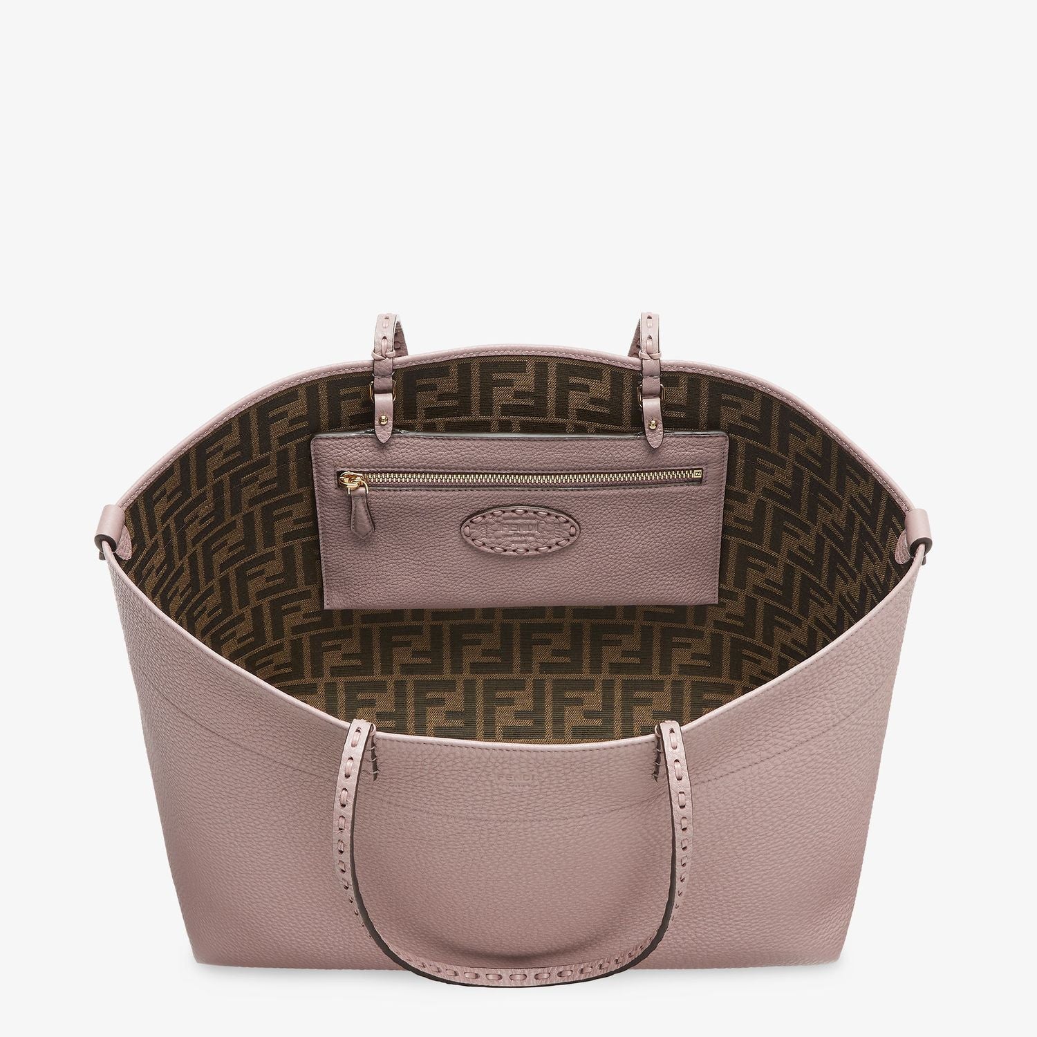 FENDI Mini Roll Media Selleria Shopping Bag