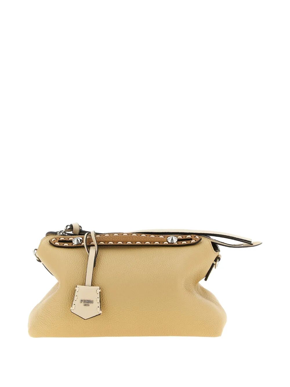 FENDI Soft Medium Handbag with Macro Top Stitching