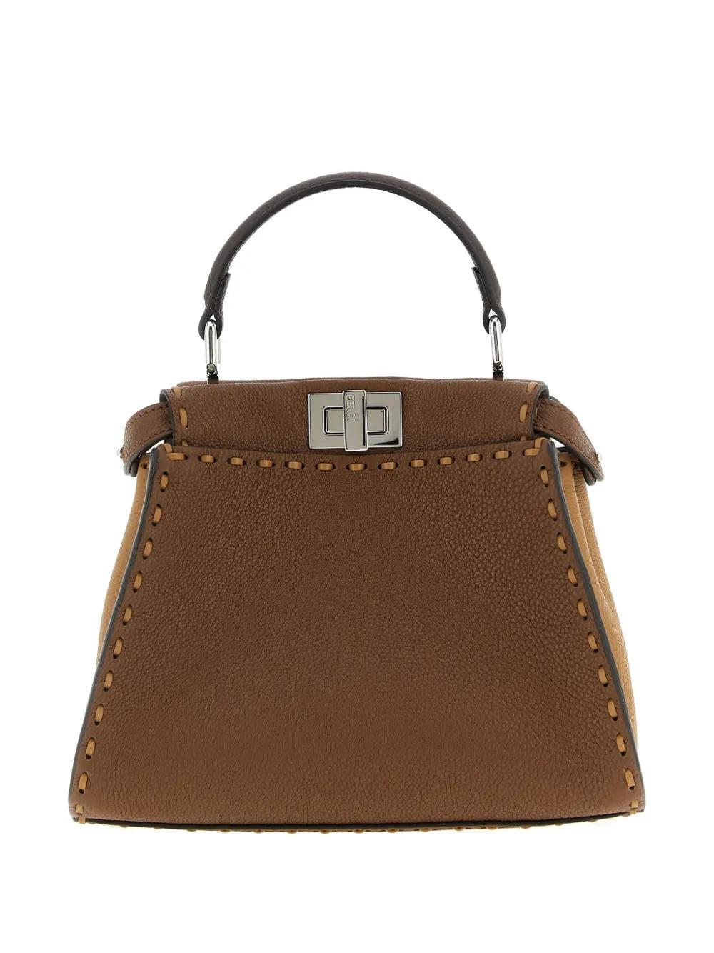 FENDI Mini Handbag with Iconic Twist Lock