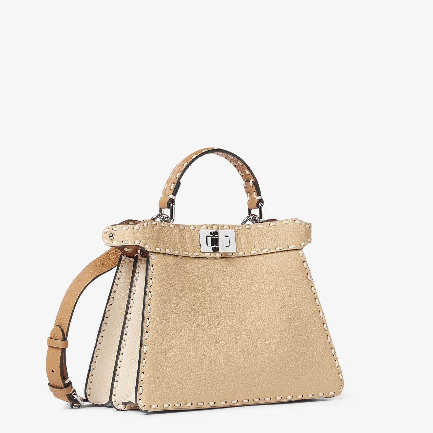 FENDI Peekaboo ISeeU Selleria Macro Mini Handbag