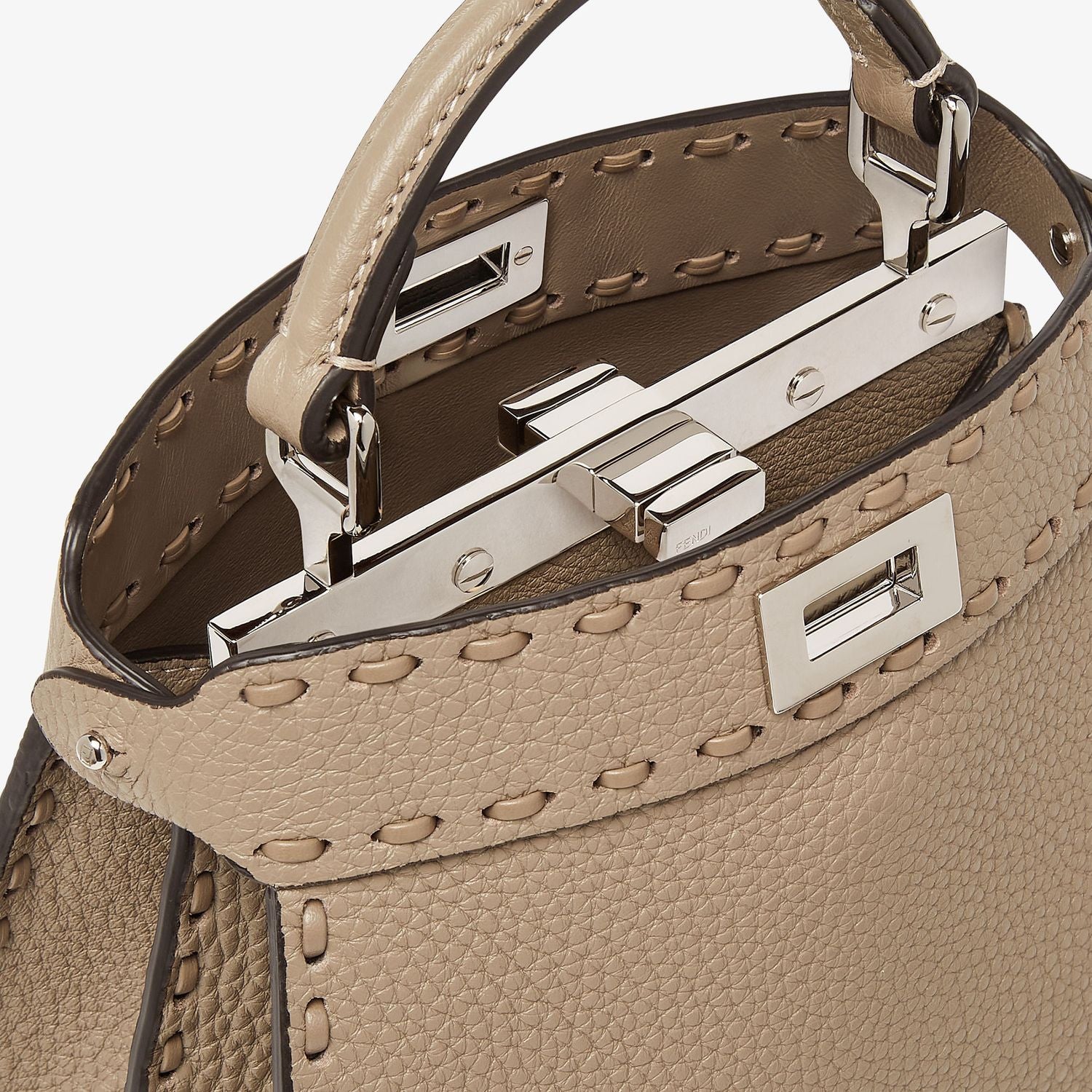 FENDI Mini Pouch Handbag with Elegant Details