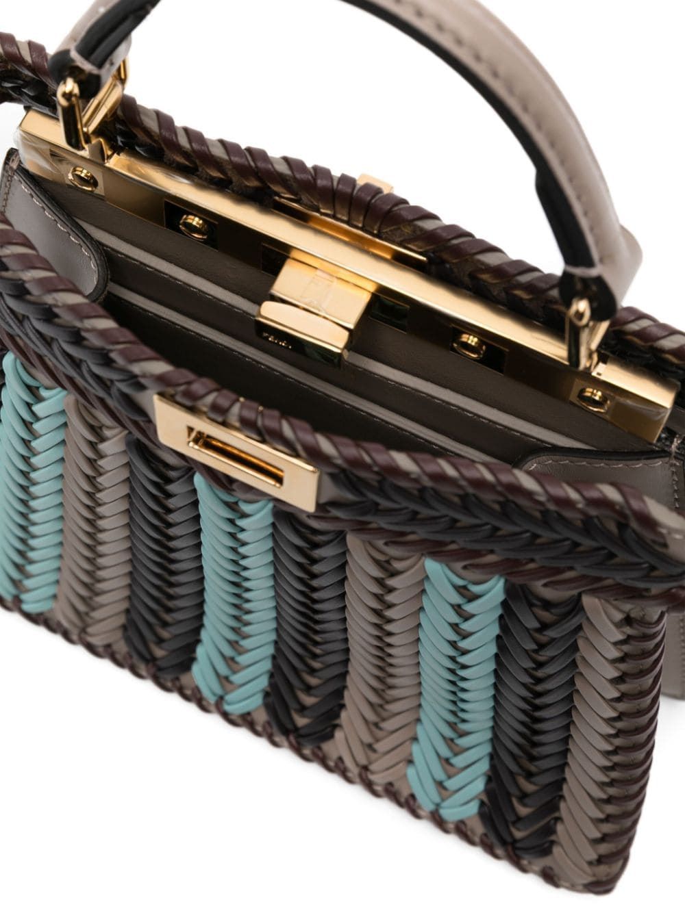 FENDI Mini Peekaboo ISeeU Handbag