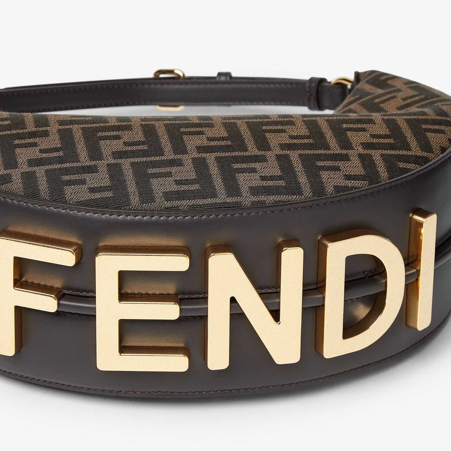 FENDI Mini Jacquard Handbag