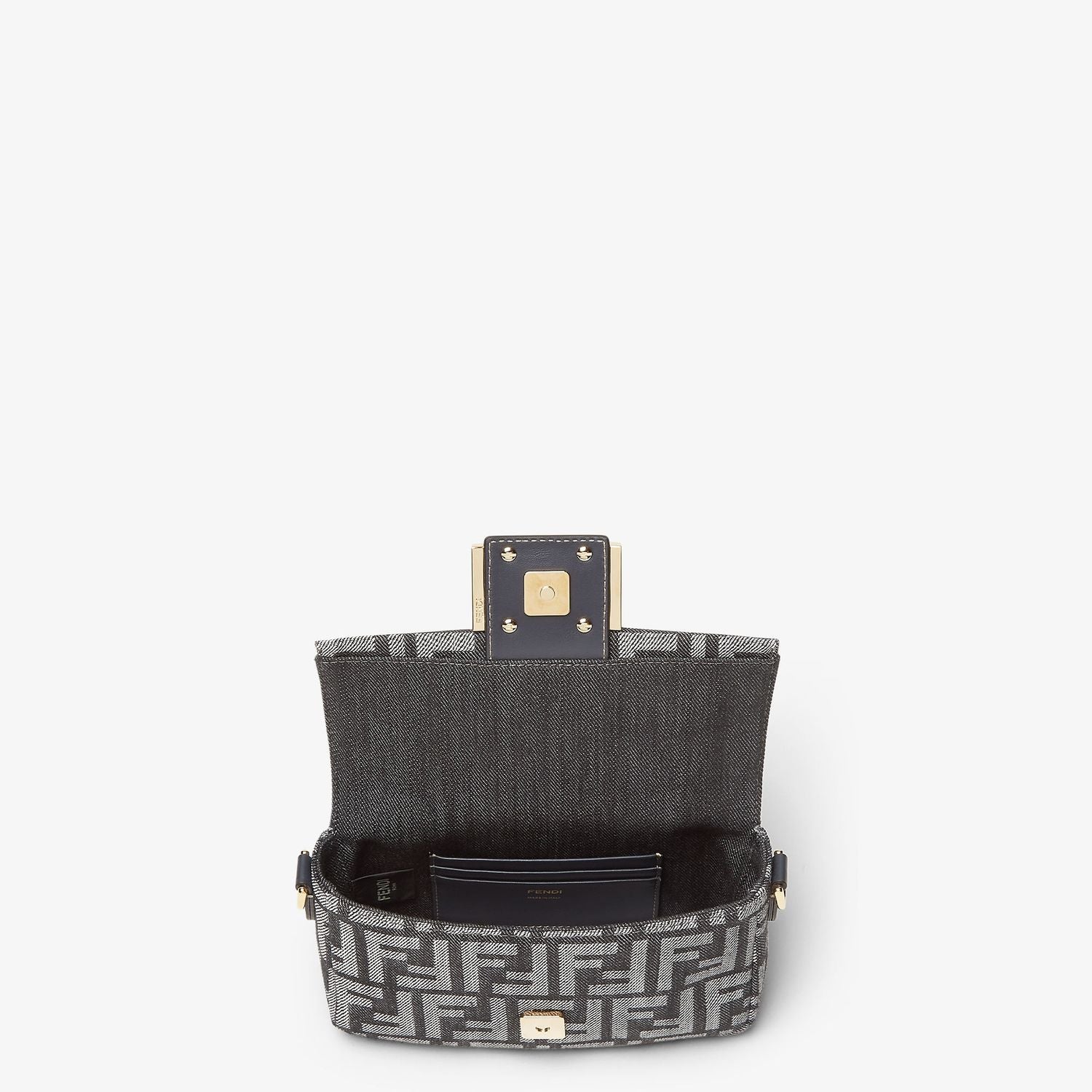 FENDI Mini Denim-Effect Handbag