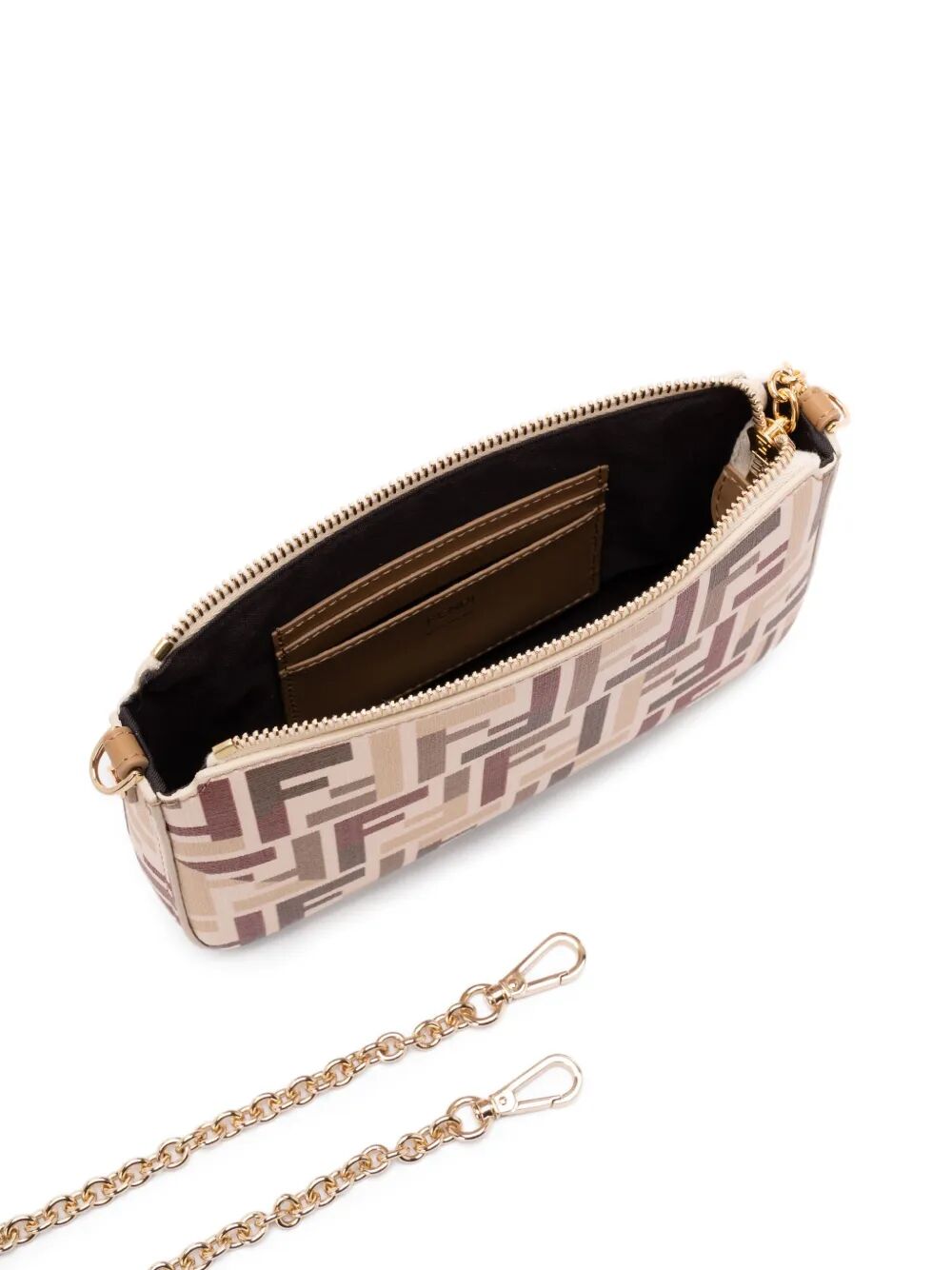 FENDI Mini Pouch Handbag with Iconic Motif