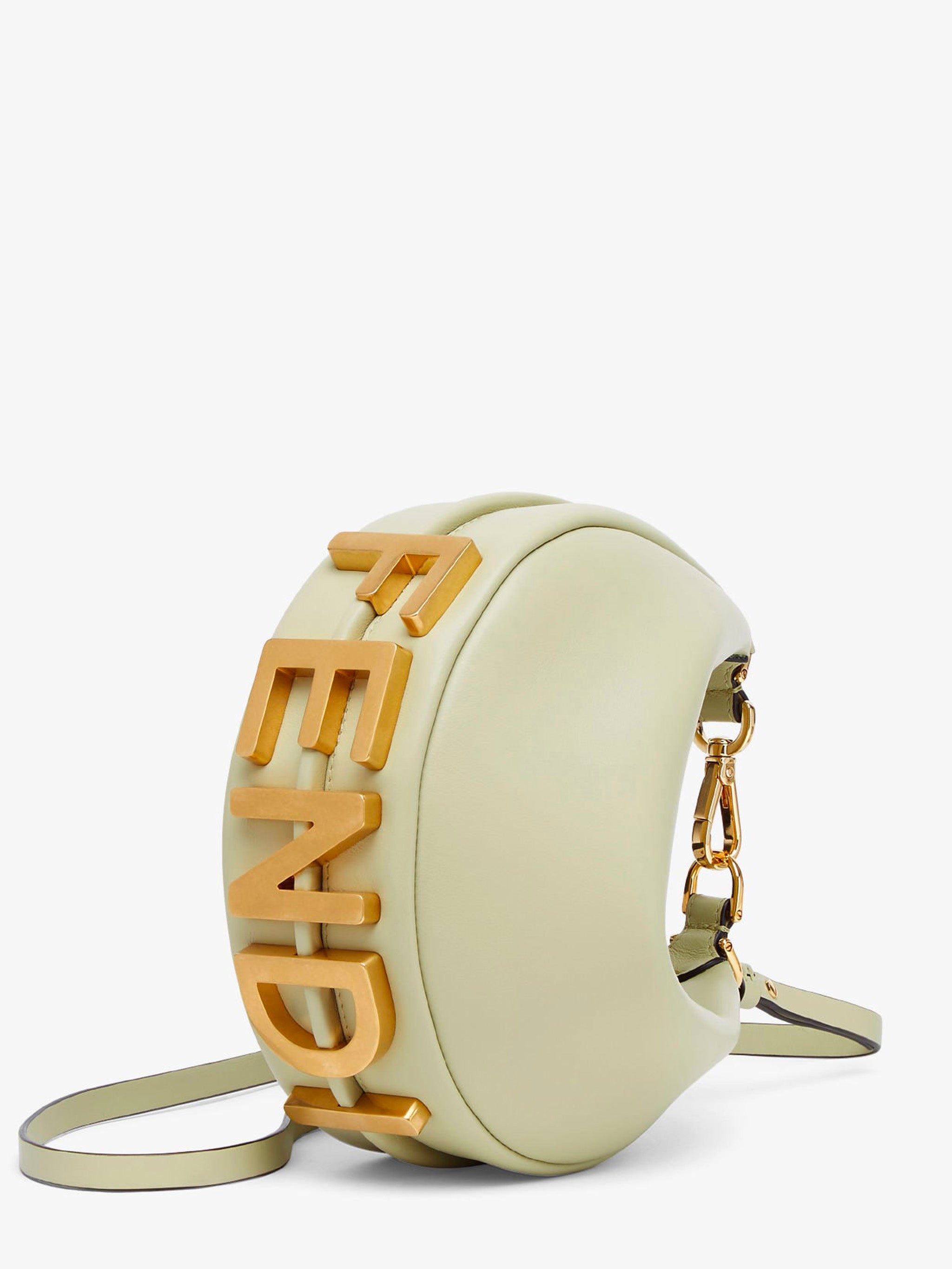 FENDI Mini Handbag with Vintage Gold Lettering