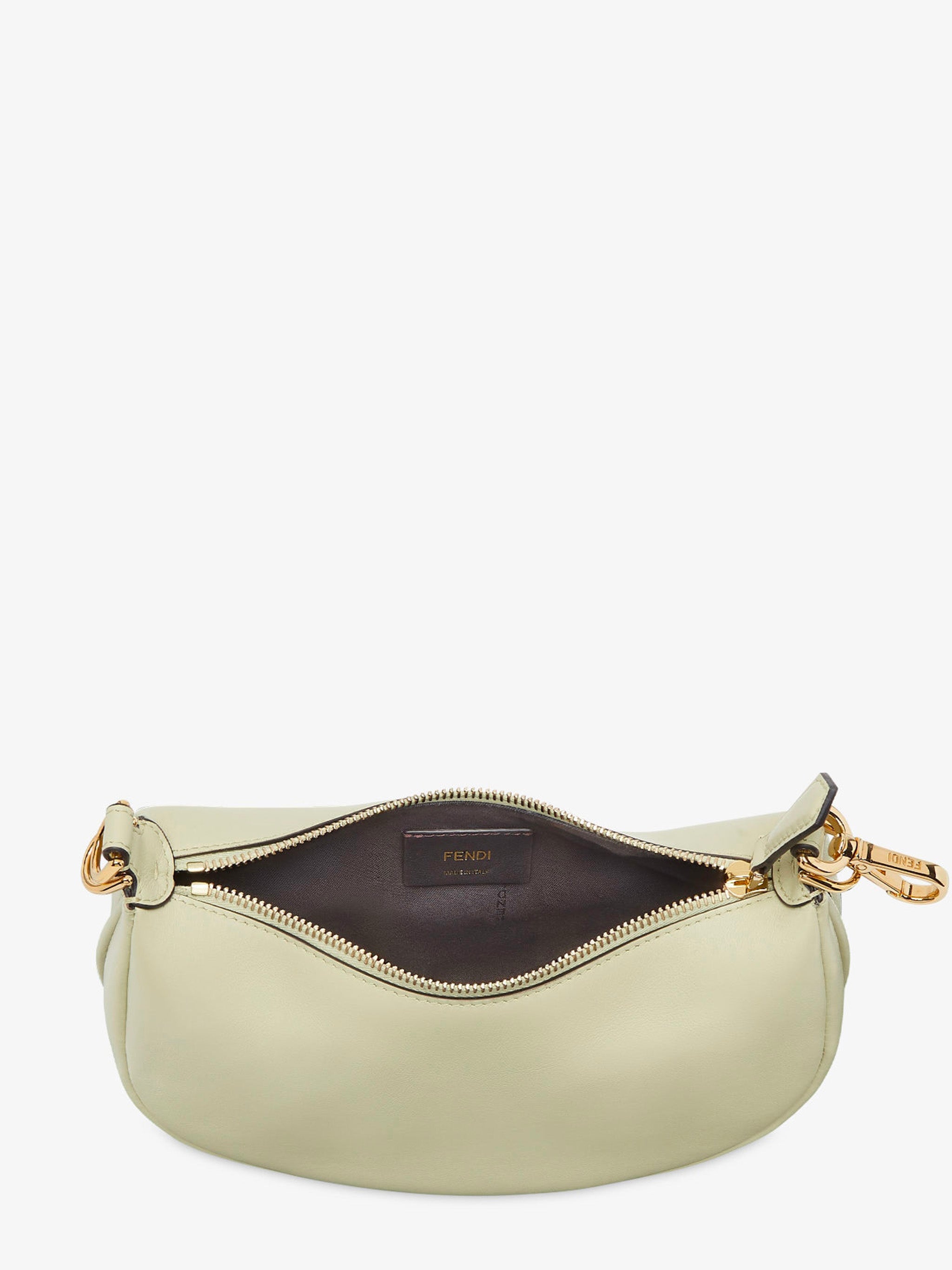 FENDI Mini Handbag with Vintage Gold Lettering