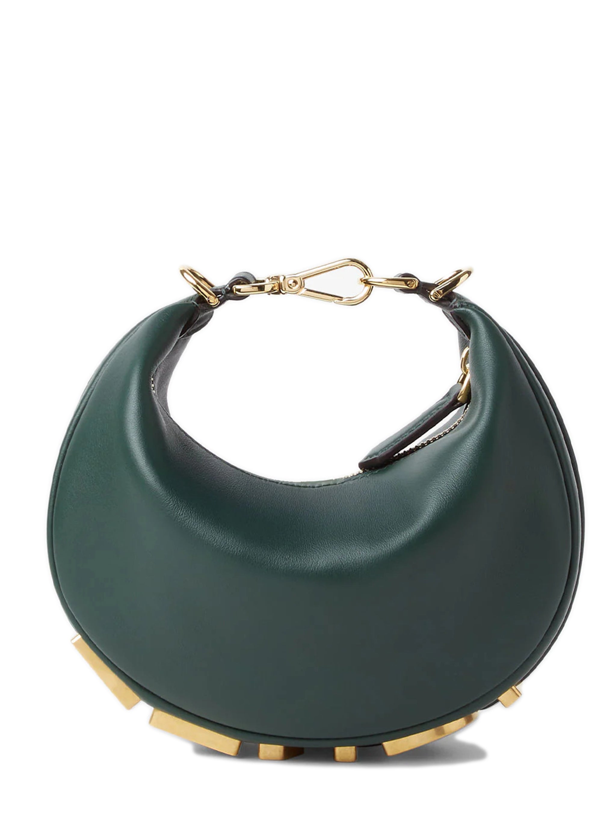 FENDI Mini Handbag with Vintage Gold Accent