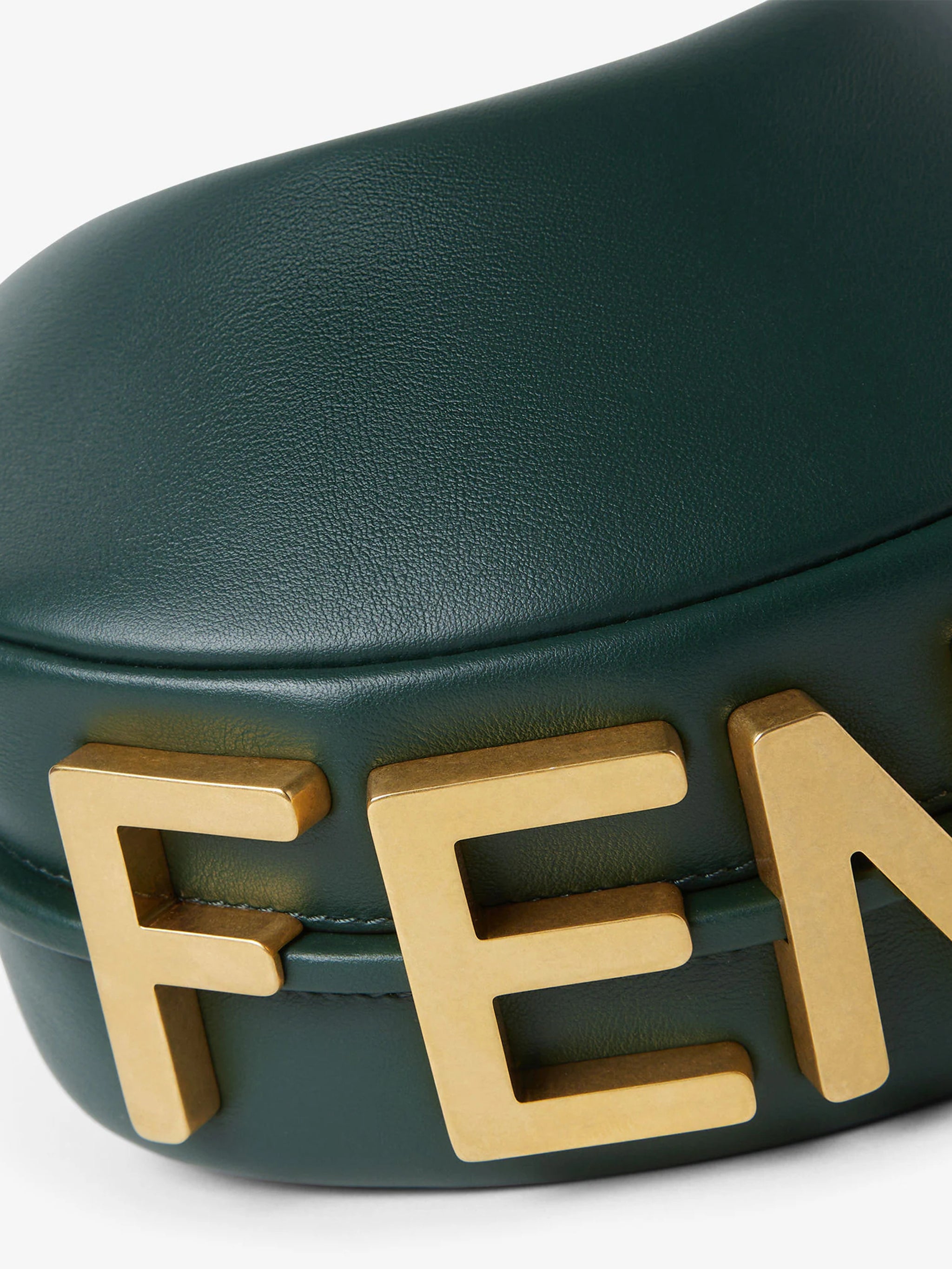 FENDI Mini Handbag with Vintage Gold Accent
